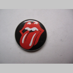 Rolling Stones jazyk, odznak 25mm 